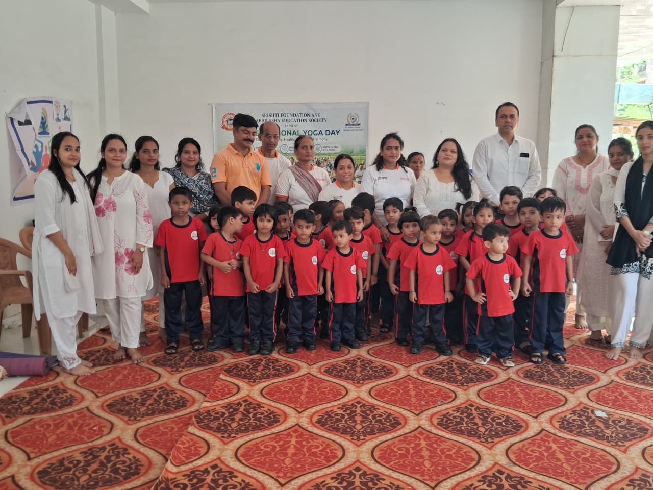 International Yoga Day with children